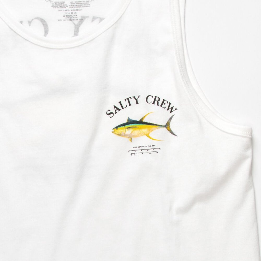 New SALTY CREW Ahi Mount Tank Top White - Picture 3 of 3